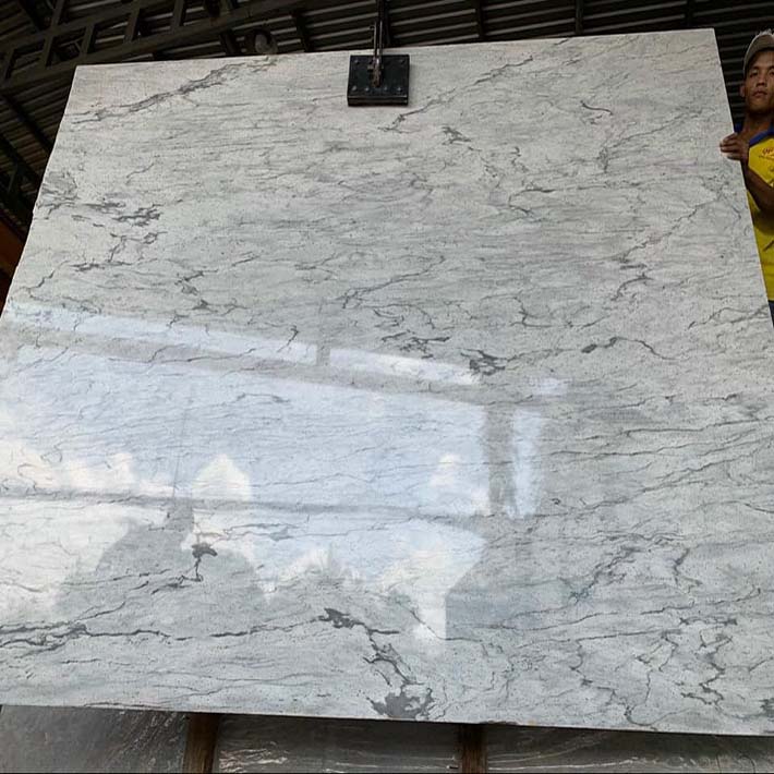 đá hoa cương marble đen vân trắng ý